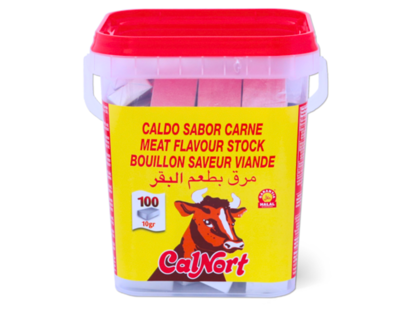 Bouillon de boeuf en cube halal 10G x 100 - CALNORT