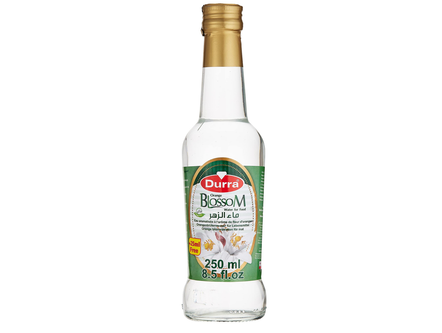 Lot de 24 bouteilles d'eau de fleur d'oranger 250ML - DURRA