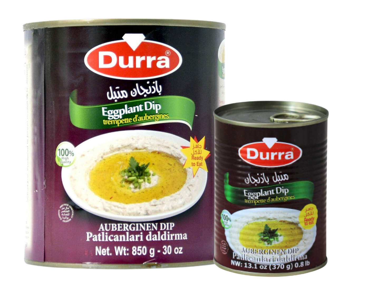 Lot de moutabal (caviar d'aubergine) - DURRA