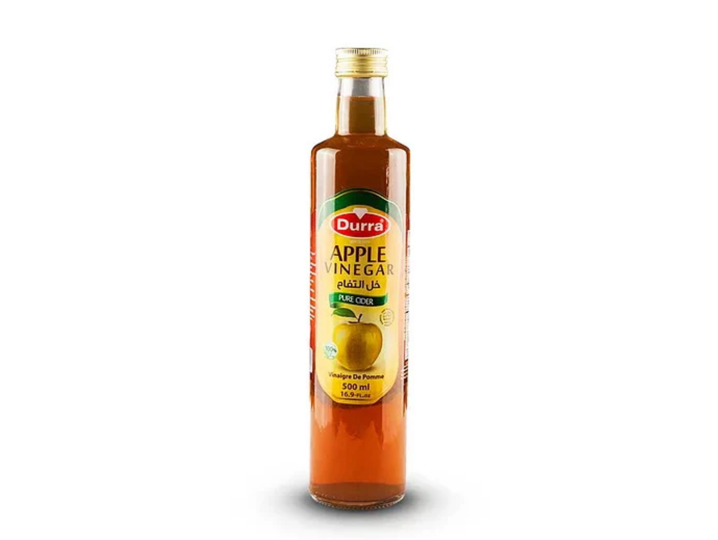 Lot de 12 bouteilles de vinaigre de pomme 500ML - DURRA