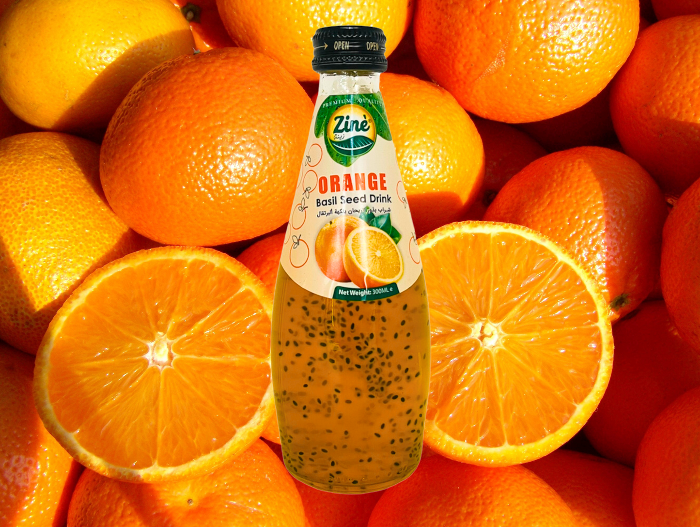 Boisson aux graines de basiliques 300ML x 6 ZINE