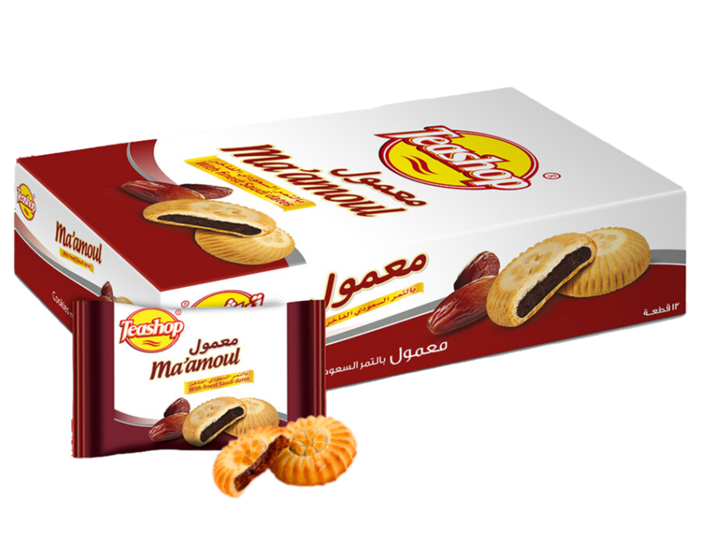 Maamoul aux dattes (12 paquets individuels) - TEASHOP