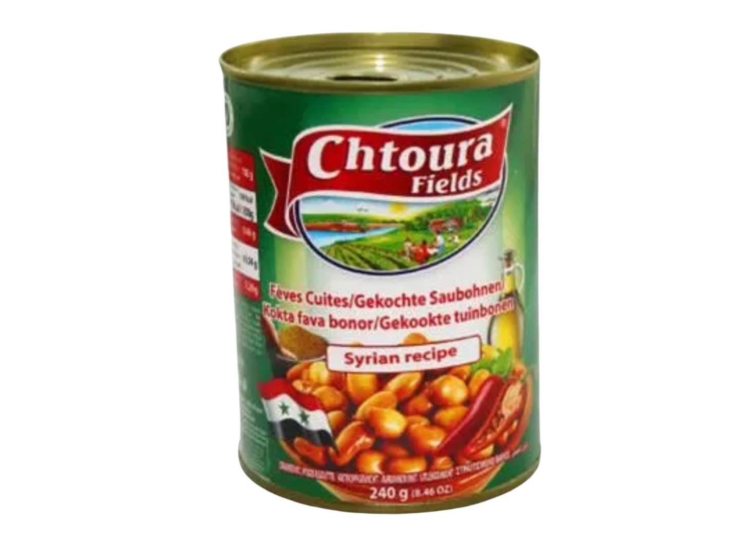 Lot de 24 boîtes de foul prêts à consommer - CHTOURA FIELDS Recette syrienne