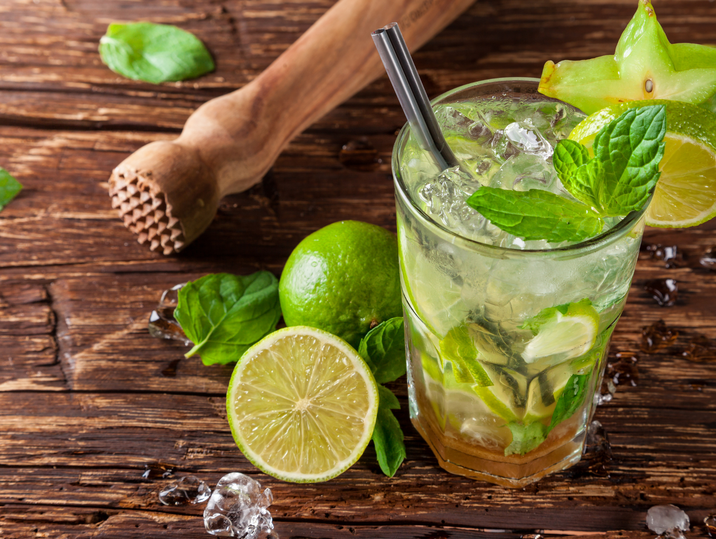 Lot de 6 bouteilles de jus saveur mojito et aux graines de basiliques 300ML - ZINE