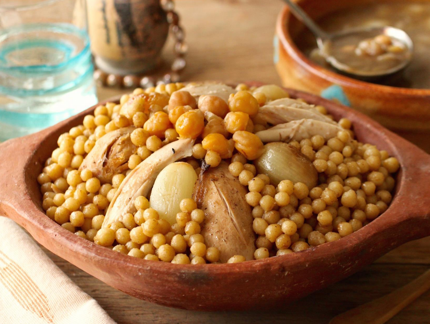 Lot de 10 sachets de mélange d'épices pour Moghrabieh 50G - ABIDO