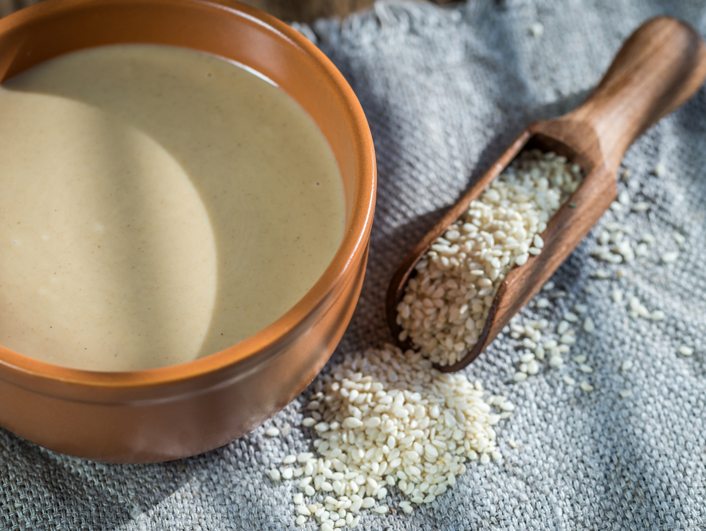 Lot de 12 pots de crème de sésame ( tahina ) - CHTOURA FIELDS