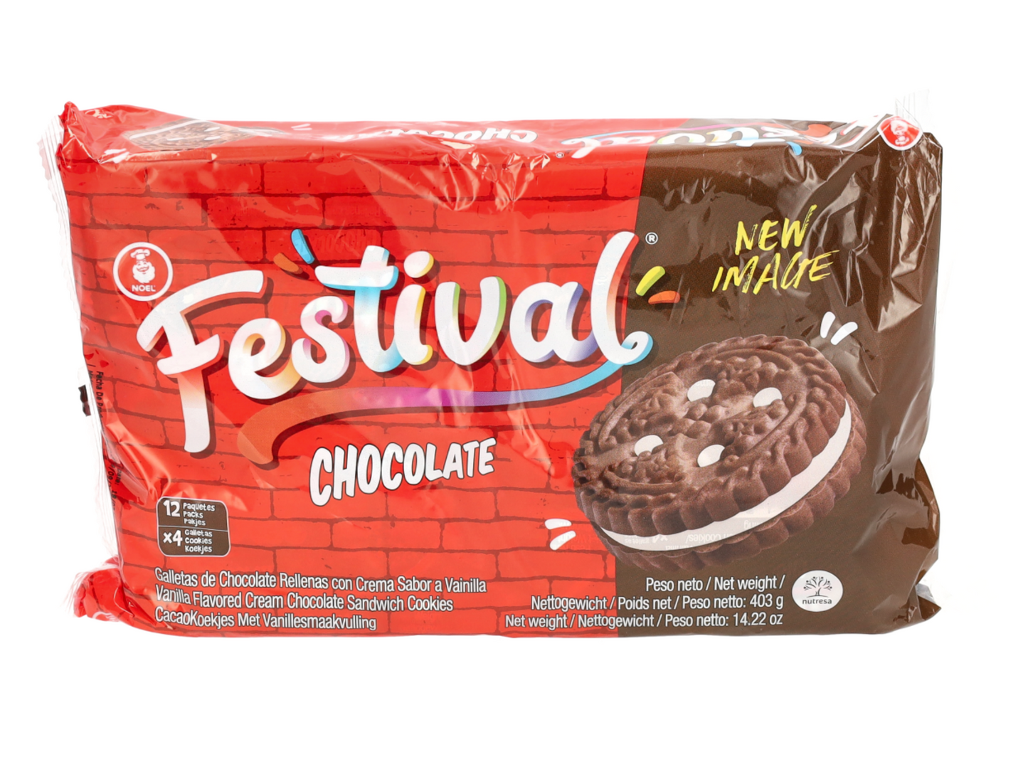 Biscuits au chocolat 403G FESTIVAL