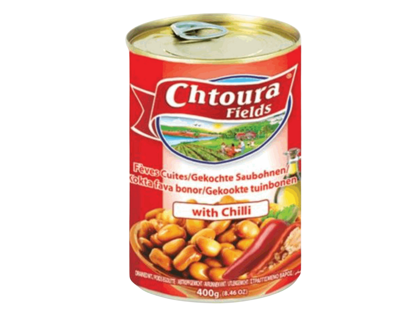 Lot de 24 boîtes de foul prêts à consommer - CHTOURA FIELDS Recette piquante