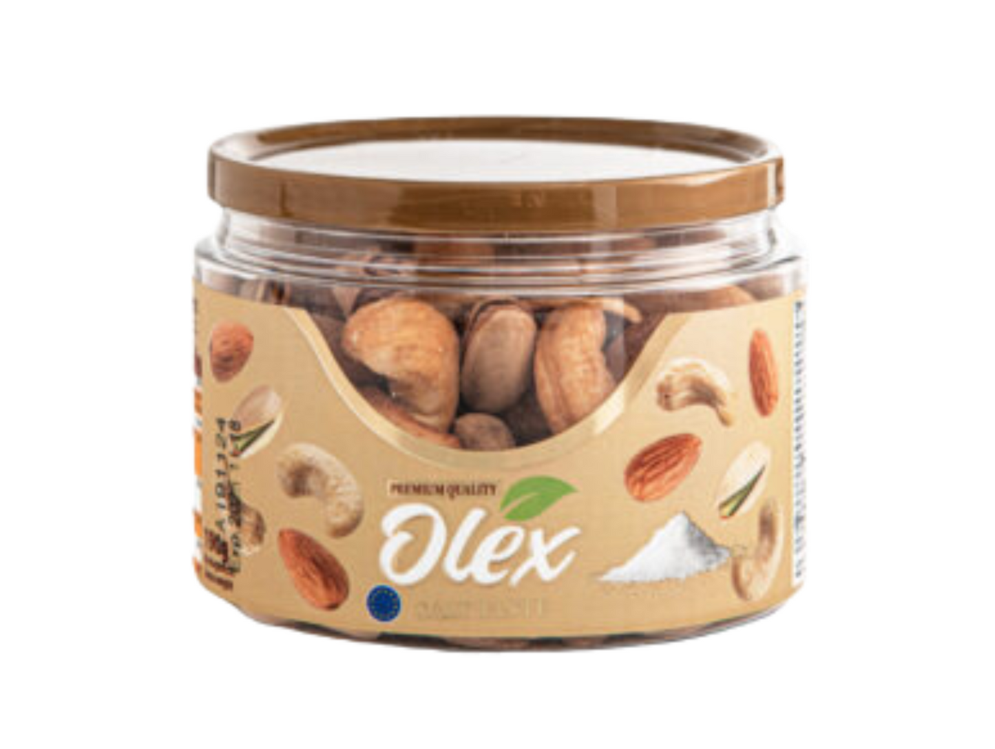Lot de 12 boîtes de mélange de fruits à coque au salés 190G - OLEX