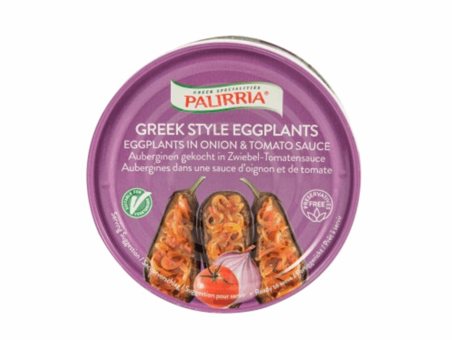 Lot de 12 boîtes de moussaka d'aubergines 280G - PALIRRIA