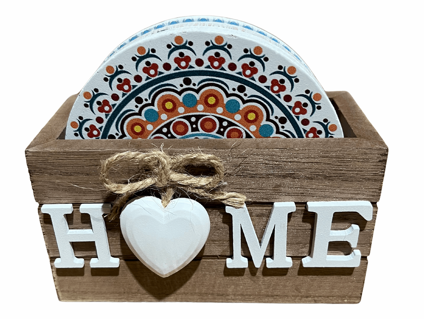 Sous tasse en bois "home" ( 6 pièces) LM4-8