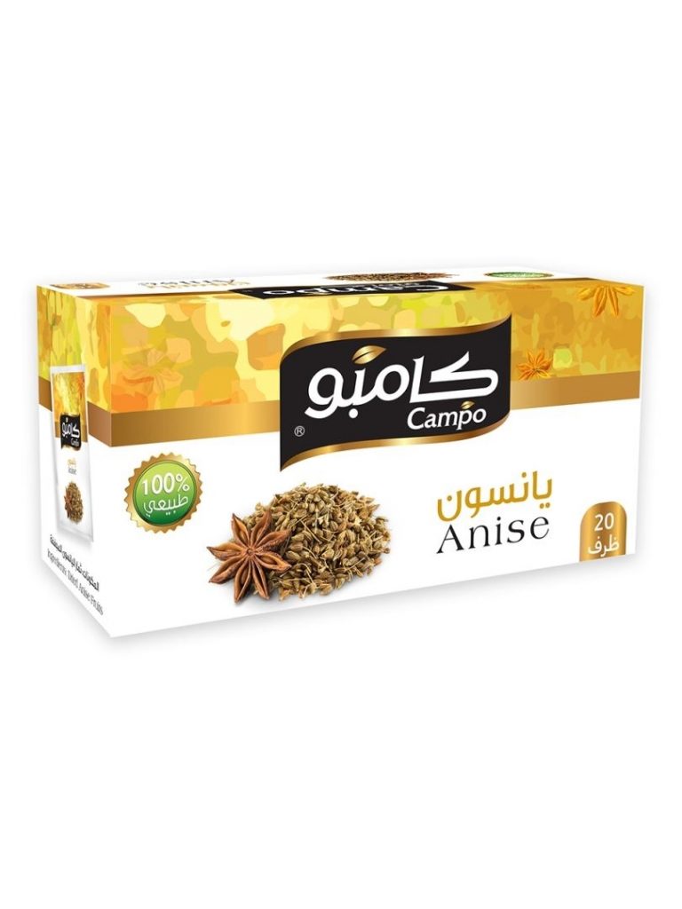 Lot de 6 infusions à l'anis x20 sachets CAMPO