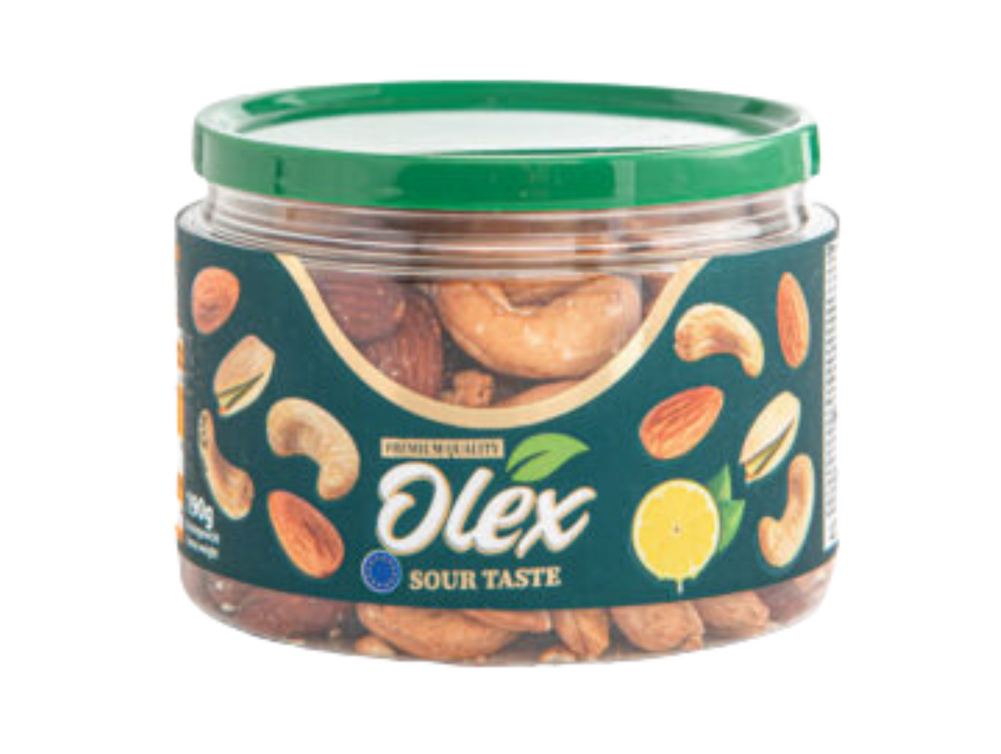Mélange de fruits à coque rôties au citron 190G OLEX
