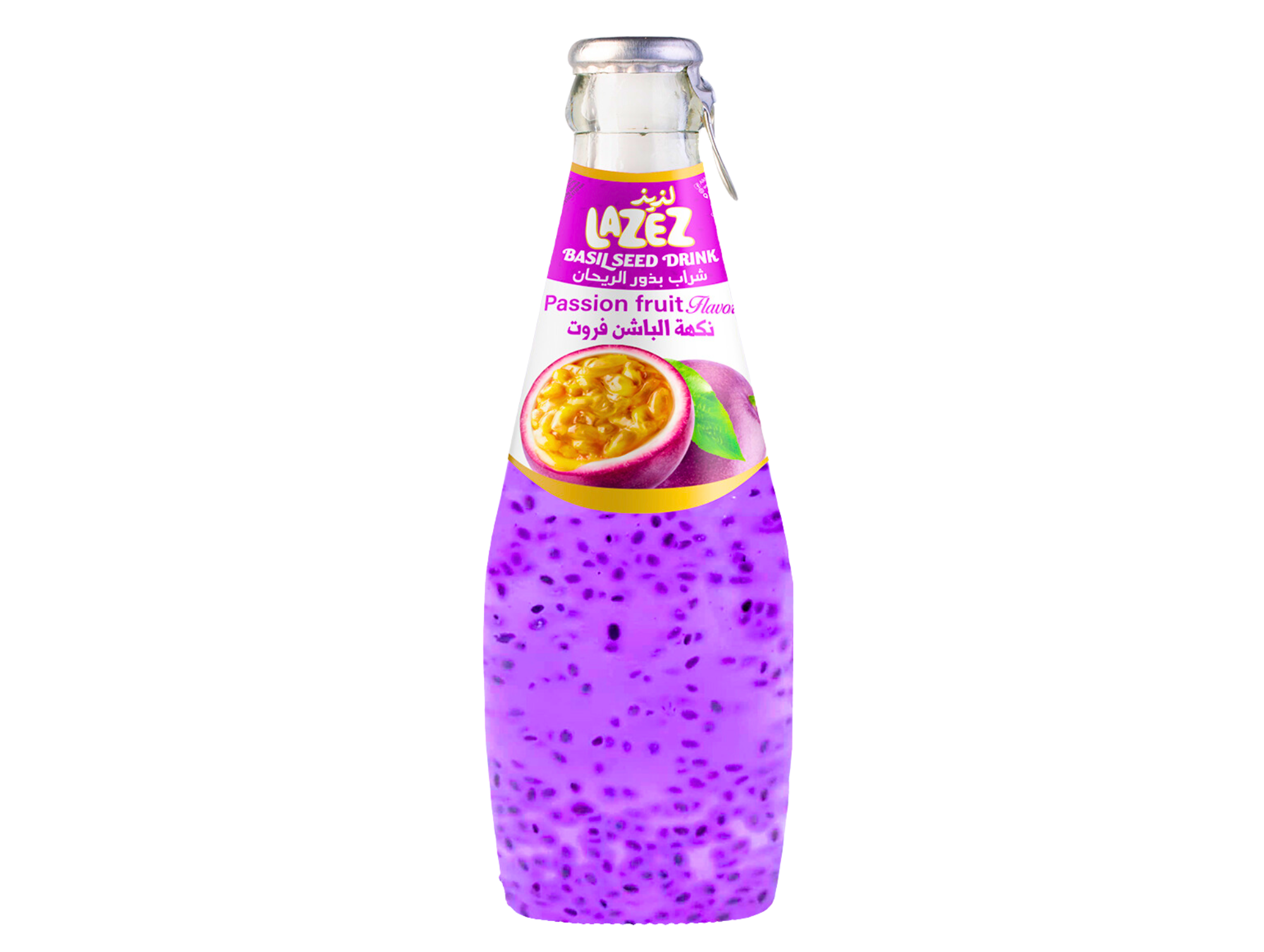 Boisson au fruit de la passion et aux graines de basiliques 290ML x6 LAZEZ