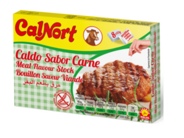 Lot de 12 bouillons de boeuf en cube halal 10G x8 - CALNORT