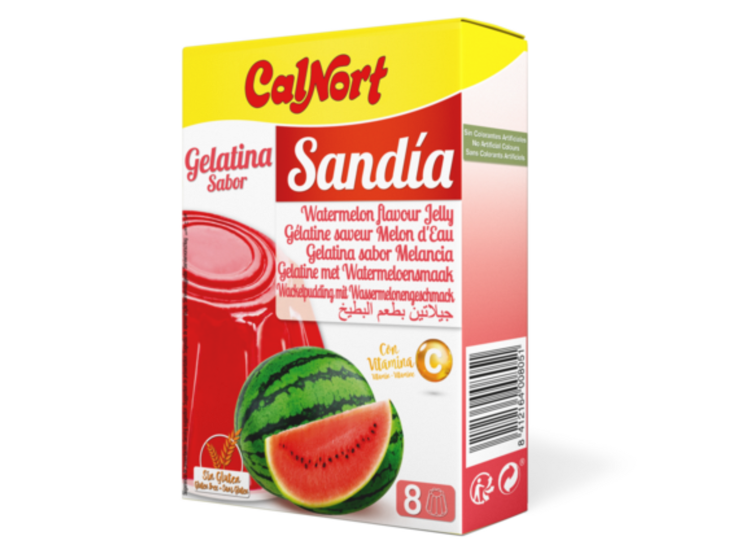 Lot de 6 ou 12 gelées à la pastèque 85G - CALNORT