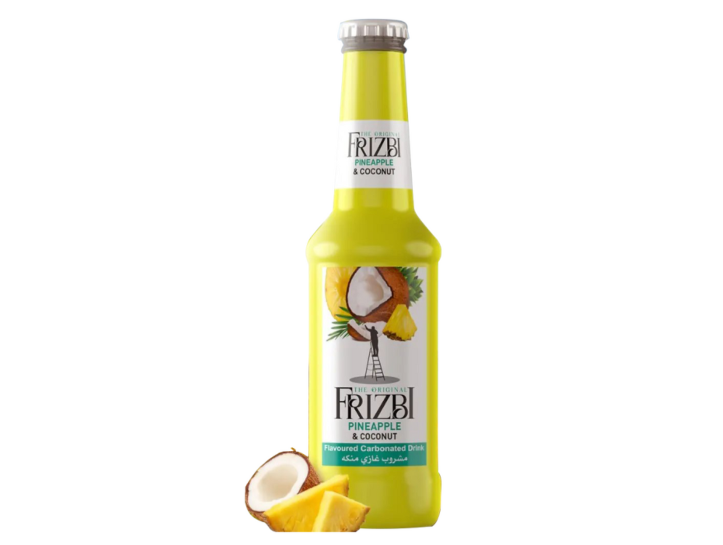 Boisson gazeuse à l'ananas et noix de coco 250ML x 6 FRIZBI