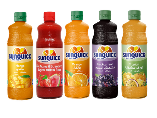 Sirop de fruits 700ML - SUNQUICK