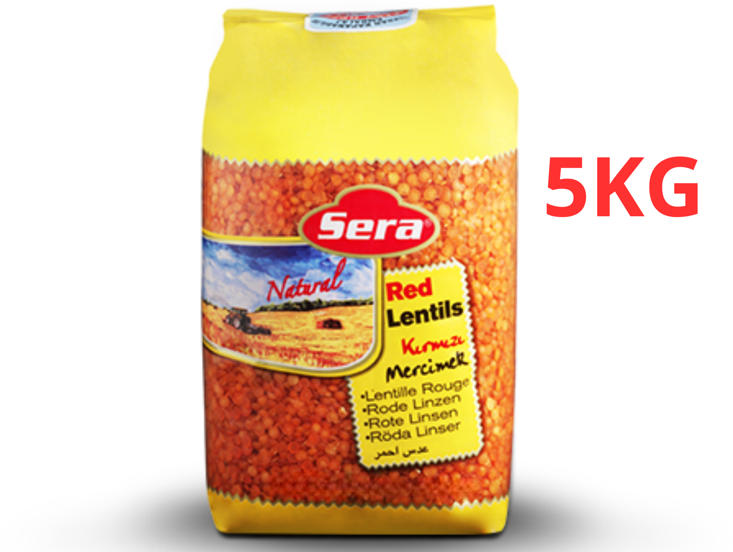 Lentilles rouge 5KG - SERA