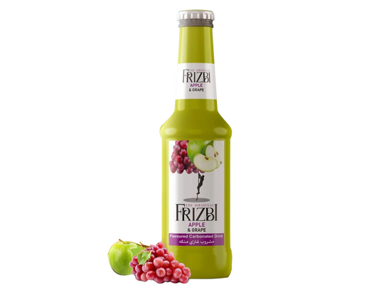 Boisson gazeuse à la pomme et aux raisins 250ML x 6 FRIZBI