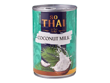 Lot de 12 boîtes de lait de coco 12% de matière grasse 400ML - SO THAI