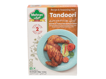 Lot de 6 boîtes de mélange d'épices pour tandoori 100G - MEHRAN