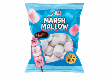 Marshmallow (baby blue) halal 65G x28 AL FAKHER