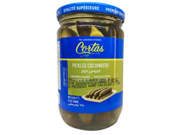 Concombres marinés 625G - CORTAS