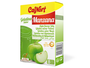 Lot de 6 ou 12 gelées à la pomme verte 85G - CALNORT