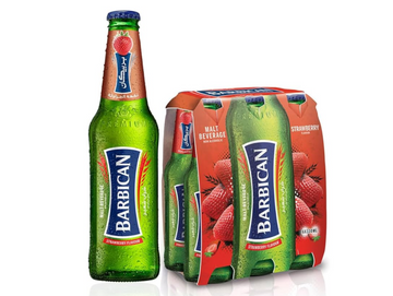 Pack de 6 bières sans alcool à la fraise 330ML - BARBICAN