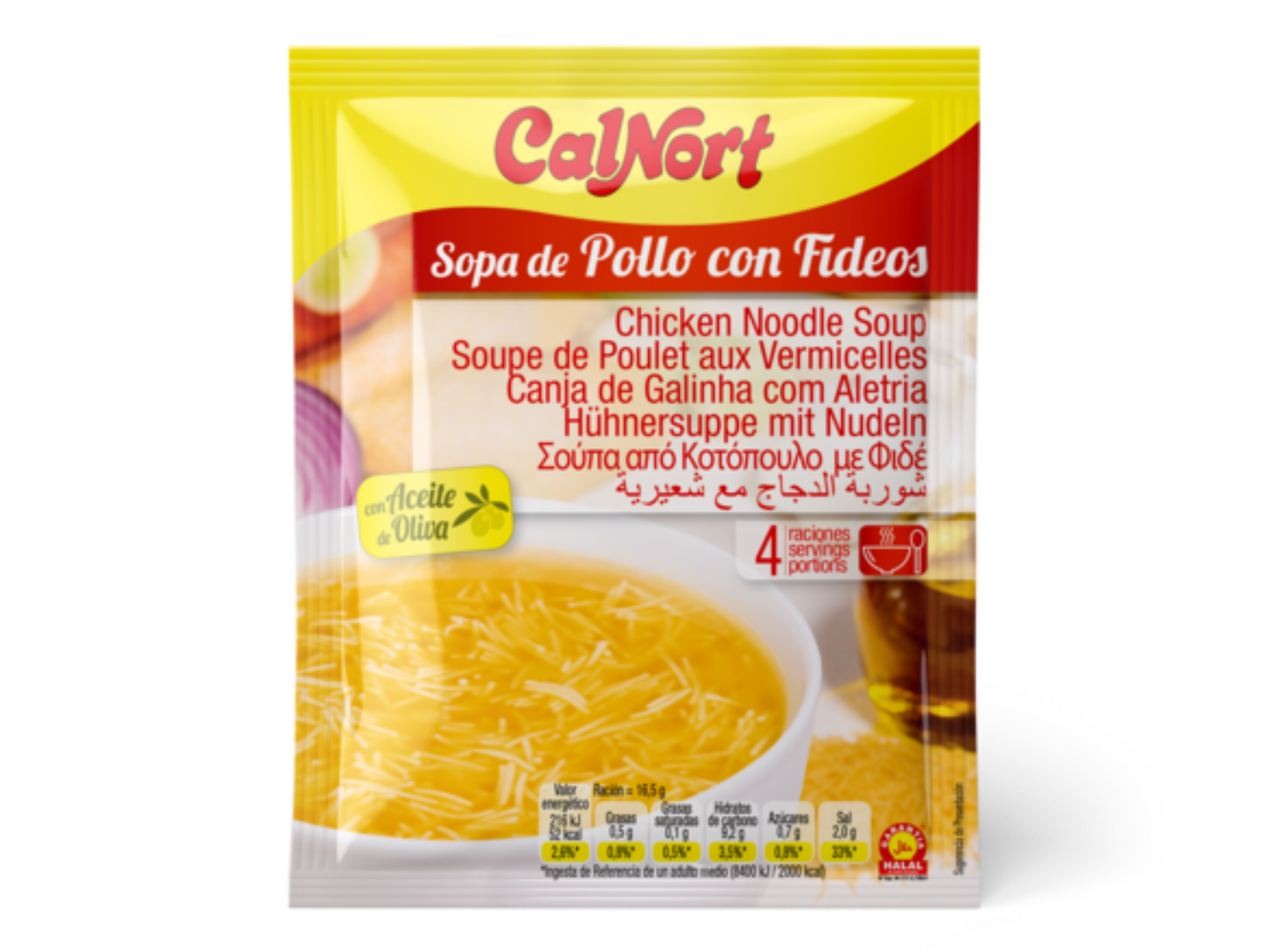 Soupe au poulet et aux vermicelles 51G x 6 - CALNORT