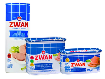 Lot de 12 boîtes de mortadelle de boeuf - ZWAN