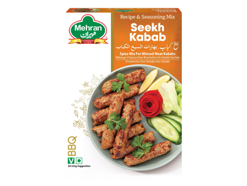Lot de 6 boîtes de mélange d'épices pour seekh kabab 100G - MEHRAN