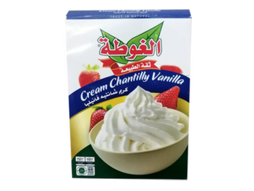 Lot de 12 boîtes de préparation pour crème chantilly 130G - ALGOTA