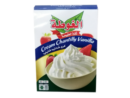 Lot de 12 boîtes de préparation pour crème chantilly 130G - ALGOTA