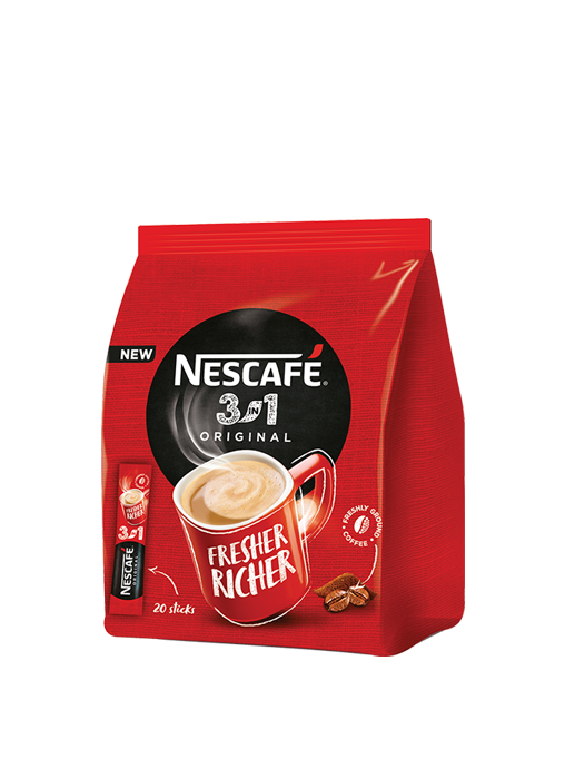Café original "strong creamy" 3 en 1 8G x20 sticks NESCAFÉ