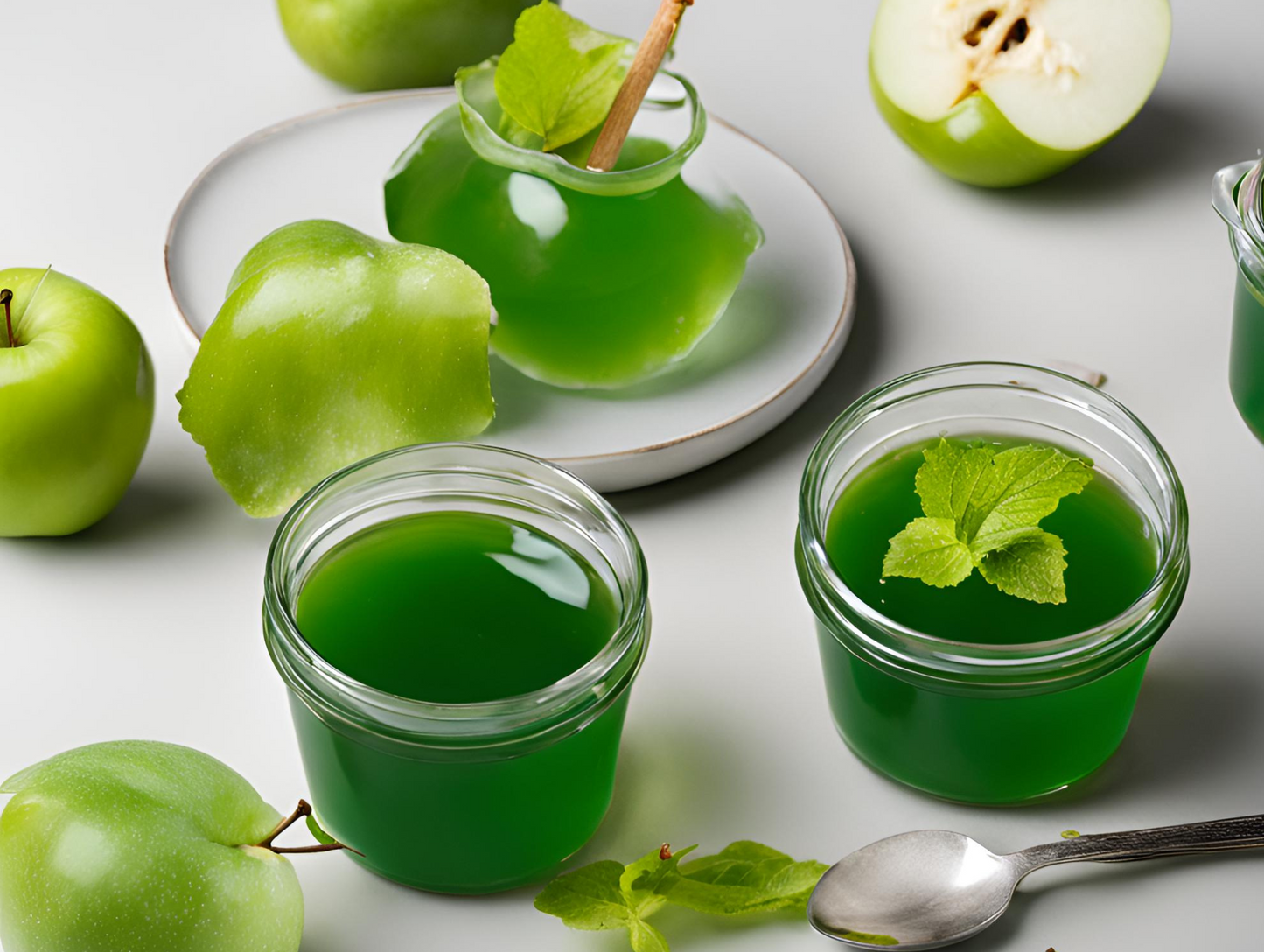 Lot de 6 ou 12 gelées à la pomme verte 85G - CALNORT