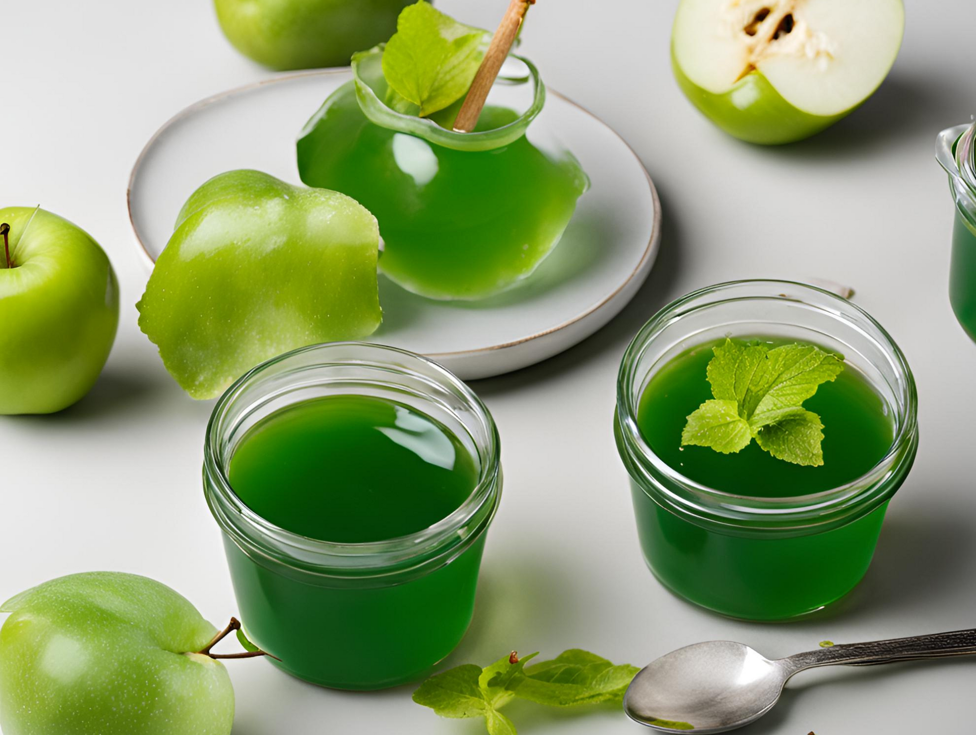 Lot de 6 ou 12 gelées à la pomme verte 85G - CALNORT