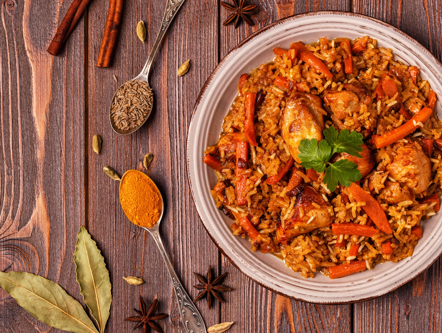 Lot de 6 boîtes de mélange d'épices pour biryani bombay 120G - MEHRAN