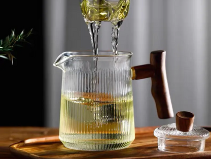 Théière en verre avec filtre et poignée confort - Collection LM32-6