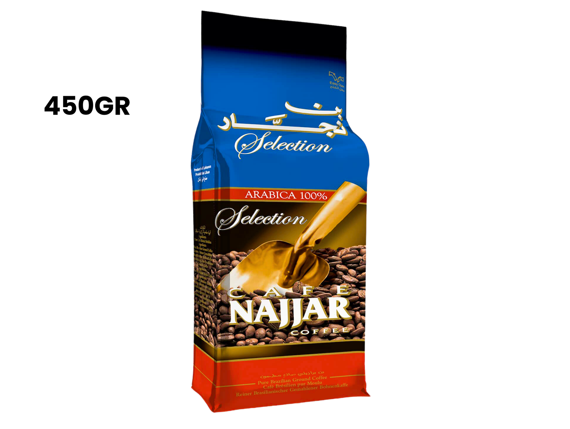 Café libanais moulu sans cardamome - NAJJAR 450Gr