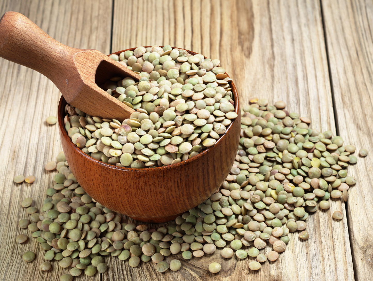 Lot de 6 sachets de lentilles vertes 1KG - SERA