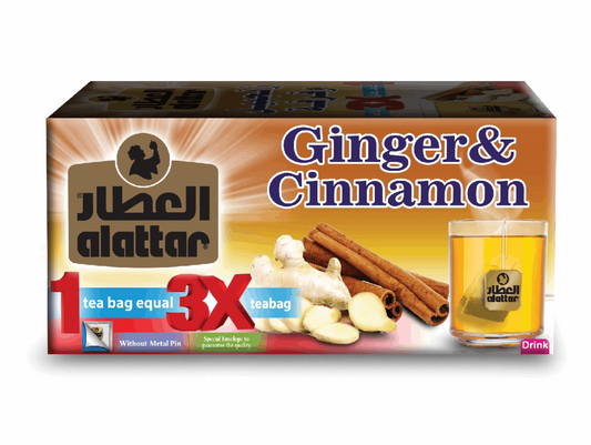 Infusion de 12 sachets à la cannelle et au gingembre de 2,5G AL ATTAR