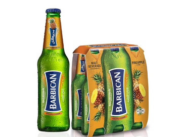 Pack de 6 bières sans alcool à l'ananas 330ML - BARBICAN