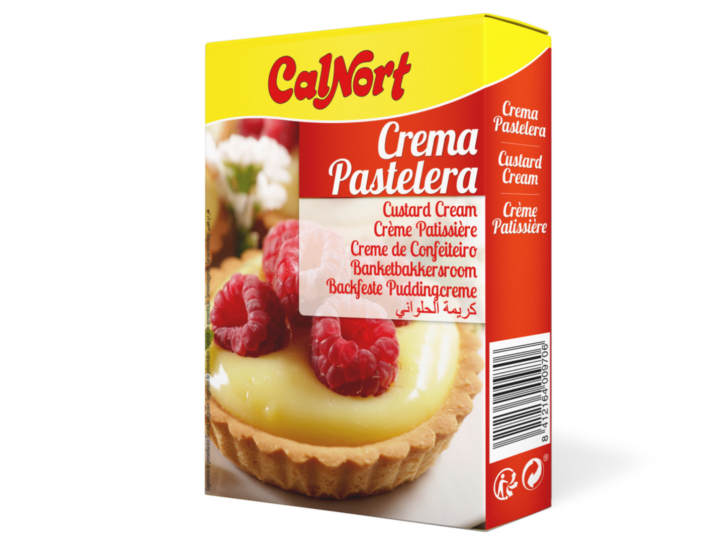Lot de 6 boîtes de préparation pour crème pâtissière 160G - CALNORT