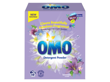 Lessive en poudre à la lavende et à la menthe 5KG OMO