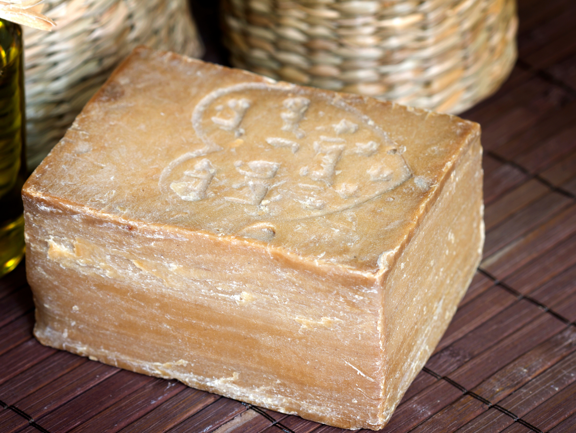 Savon d'Alep traditionnel avec 20% d'huile de laurier