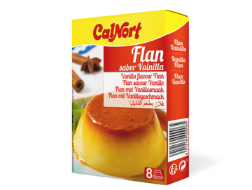 Lot de 6 boîtes de préparation pour flan à la vanille 130G - CALNORT