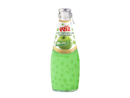 Jus de pomme verte au popping boba 290ML x 6 LAZEZ