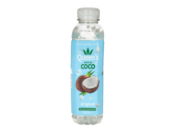 Lot de 12 bouteilles d'eau à l'aloe vera et à la noix de coco 500ML - QUEEN